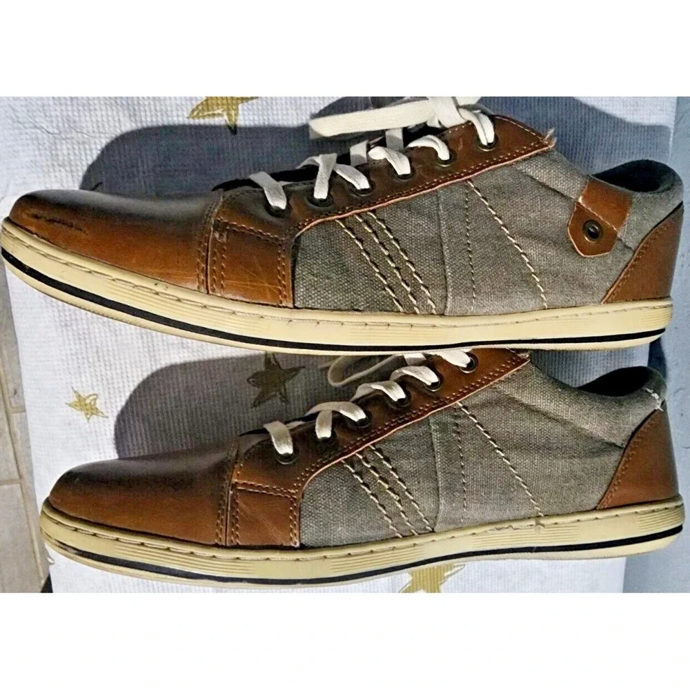Men's SONOMA Goods for Life™ Ankle Dress Shoes‎ Size 11M Brown Gary